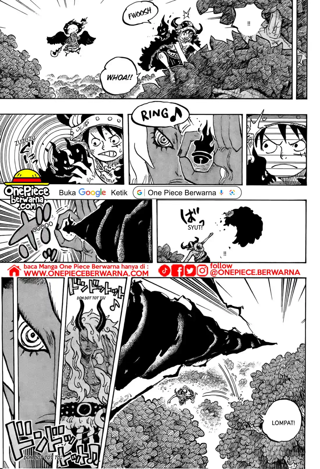 One Piece berwarna 1187 1188 1189 bahasa indonesia